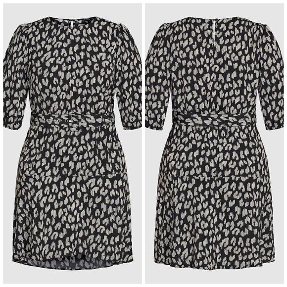 City Chic Line Play Mini Dress Size 16 - Picture 2 of 11